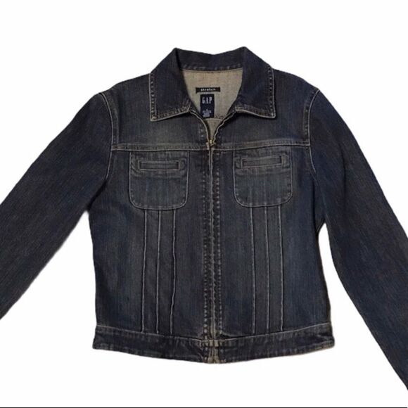 GAP SMALL Stretch Denim Jacket Excellent Condition - Picture 2 of 7